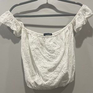 Brandy Melville Lace Off Shoulder Tube Top